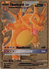 CUSTOM PLASTIC CARD: Charizard GX sm211